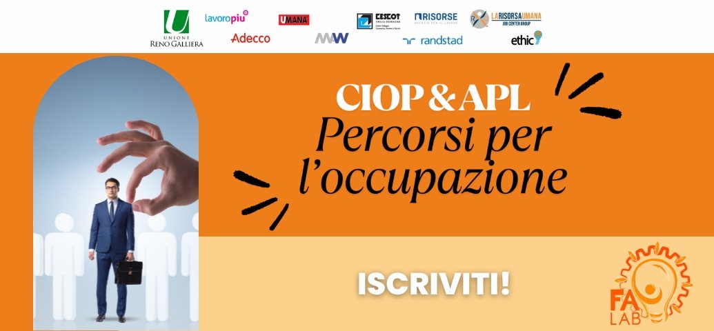 CIOP & APL – Percorsi per l’occupazione