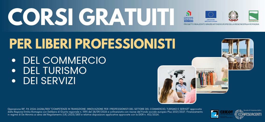 Al via i nuovi corsi gratuiti per guidare la tua attività autonoma nel futuro digitale e sostenibile!