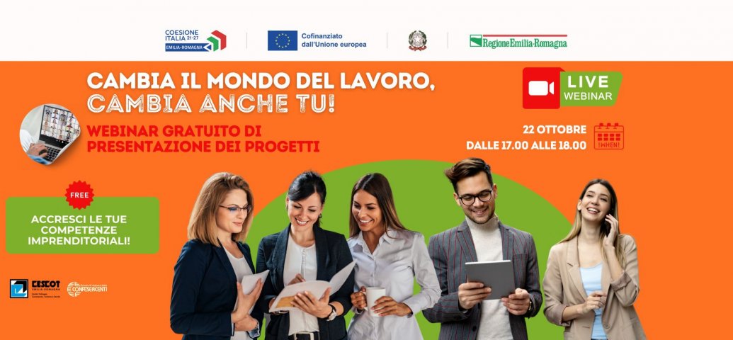 Webinar GRATUITO: scopri i progetti formativi per potenziare le tue competenze imprenditoriali!