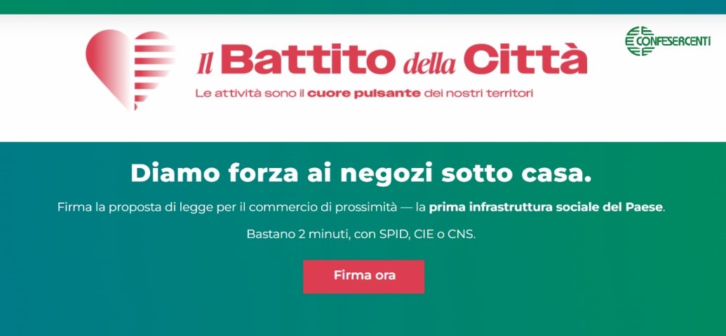 Commercio di prossimità e città più vive