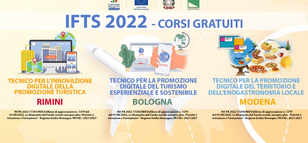 APERTURA DELLE ISCRIZIONI AI CORSI IFTS 2022 A BOLOGNA, RIMINI E MODENA