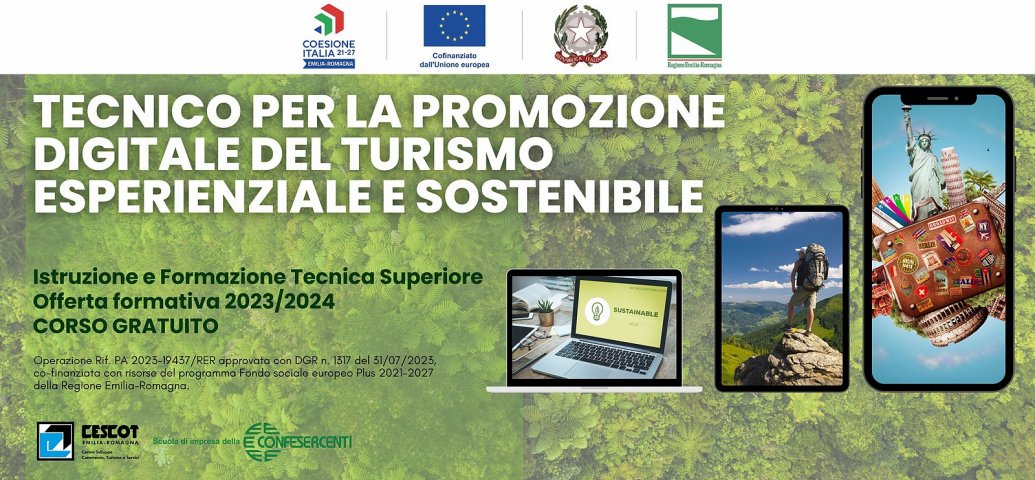PROROGA DELLE ISCRIZIONI IFTS 2023 TECNICO PER LA PROMOZIONE DIGITALE DEL TURISMO ESPERIENZIALE E SOSTENIBILE - BOLOGNA